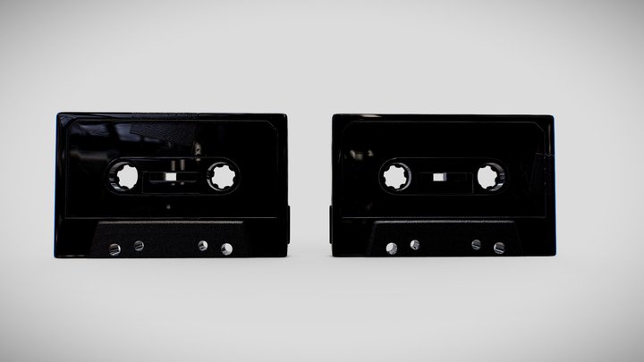Cassette tapes 3D Model