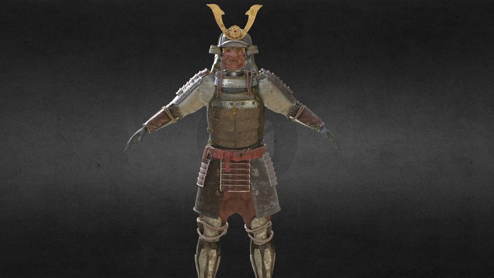 Death Samurai Character 3D Model