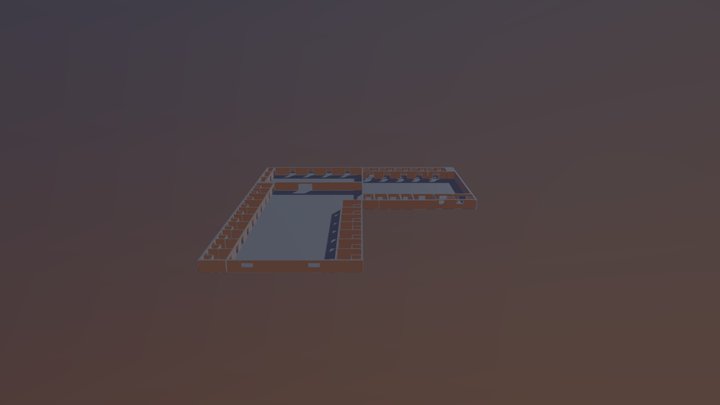 EHPAD - 2eme Etage 3D Model