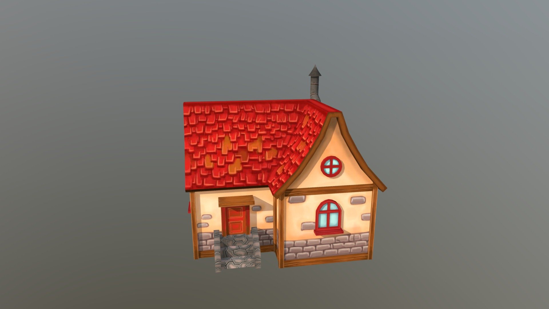 Wood House - Download Free 3D model by outcast945 [6e0bc96] - Sketchfab