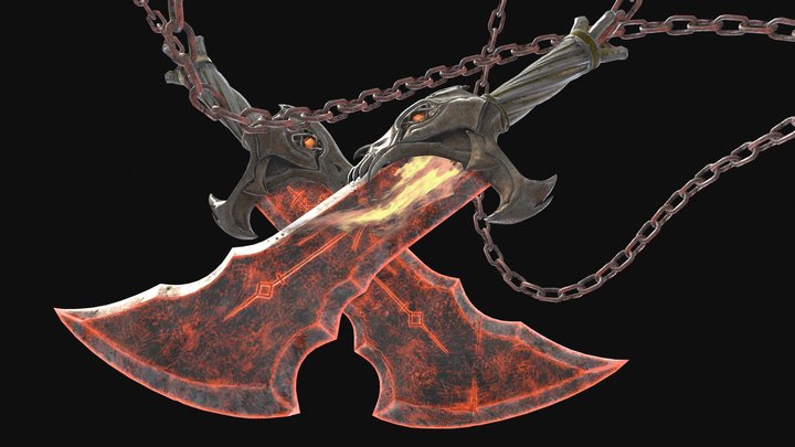Blades-of-Chaos 3D Model