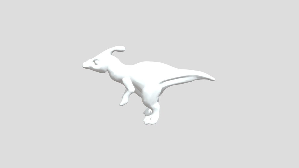 LDA Saurolophus (No rig and texture)