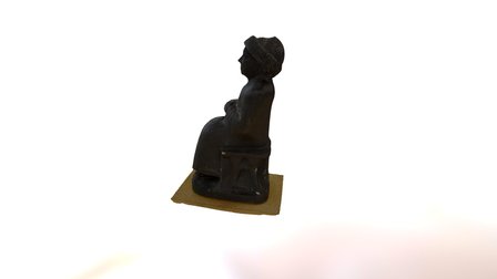 Gudea statue (high res) 3D Model