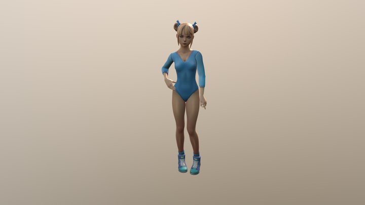 Pose Girl 1 3D Model