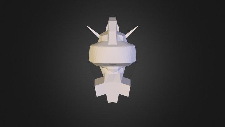 Gundam Head 3D Model