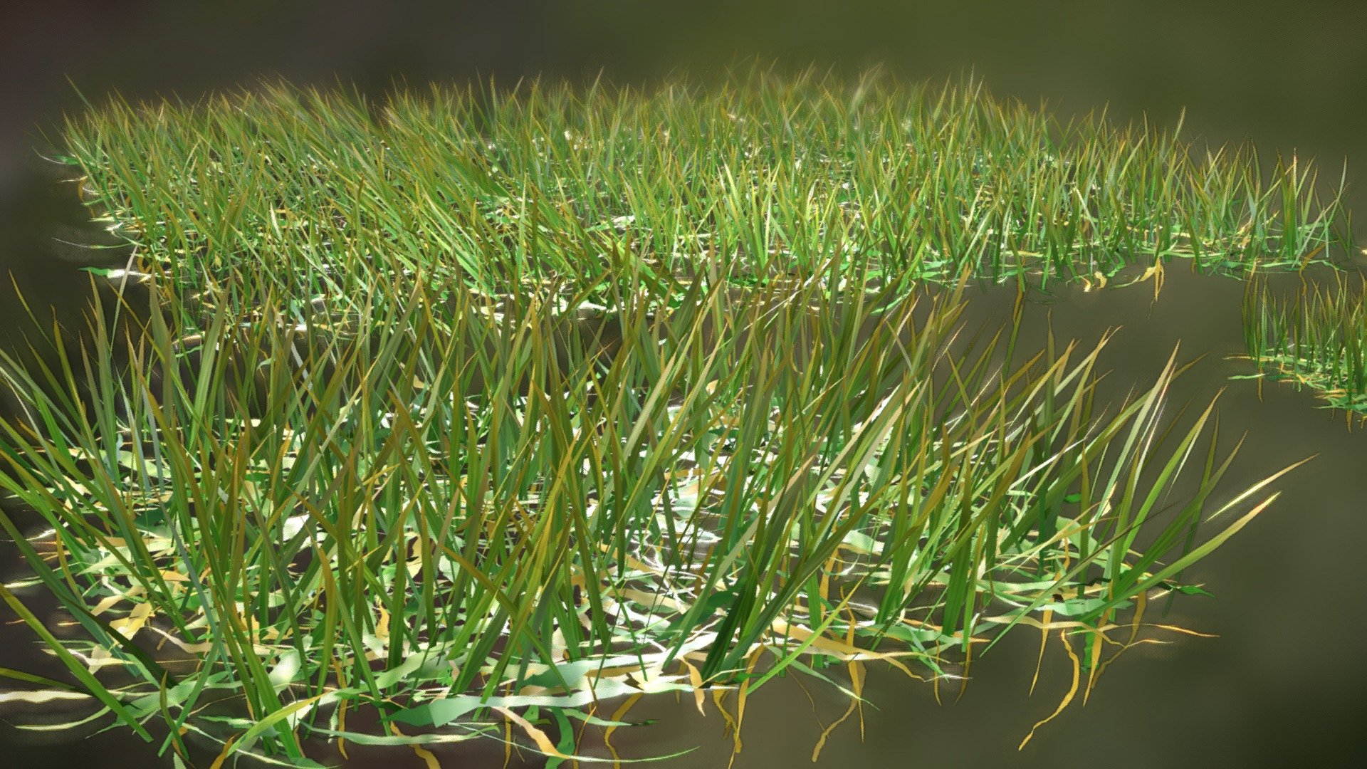 Grass Patches - Squares — Sketchfab embed 3D viewer