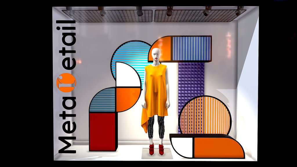 Escaparate geometrías - Metaretail