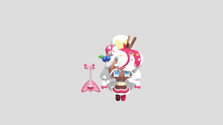 Parfait Cookie 3D Model