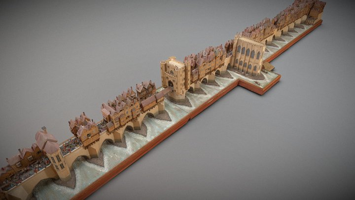 Old London Bridge 3D Model