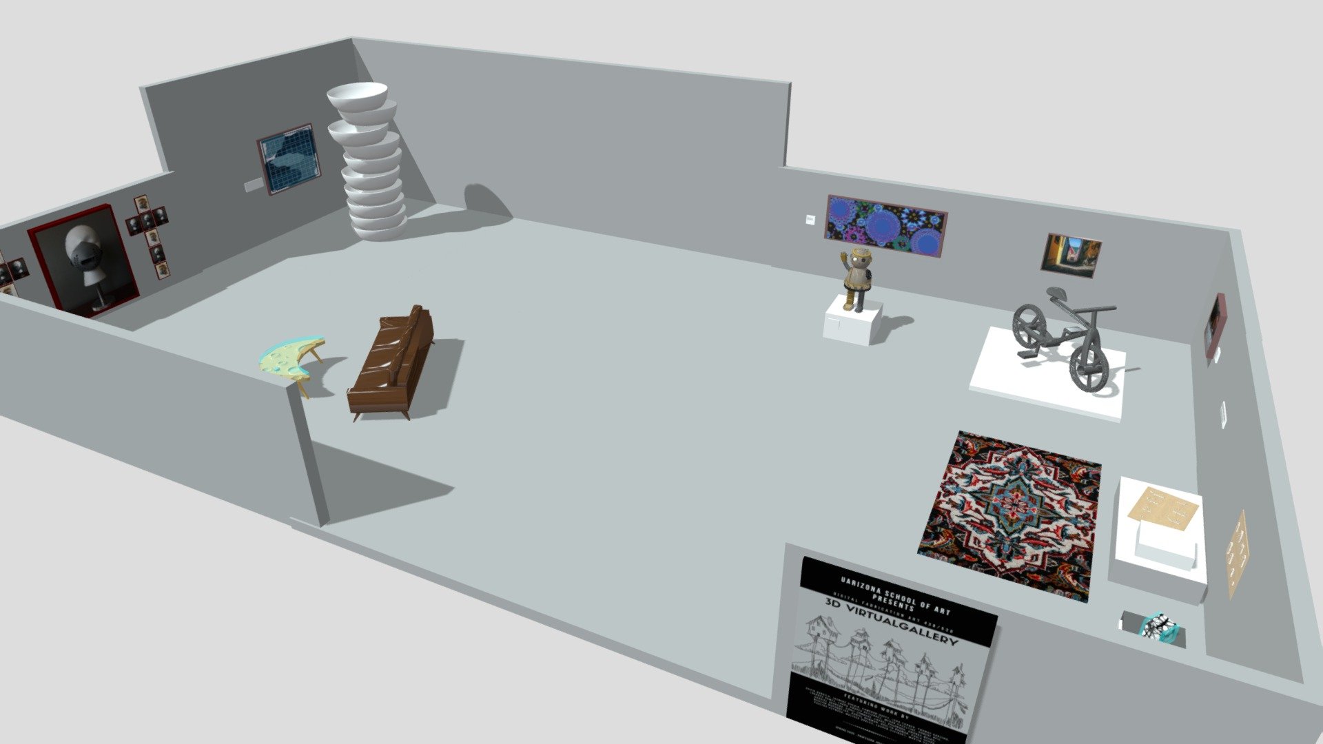 3D Virtual Gallery C: Digital Fabrication 2020