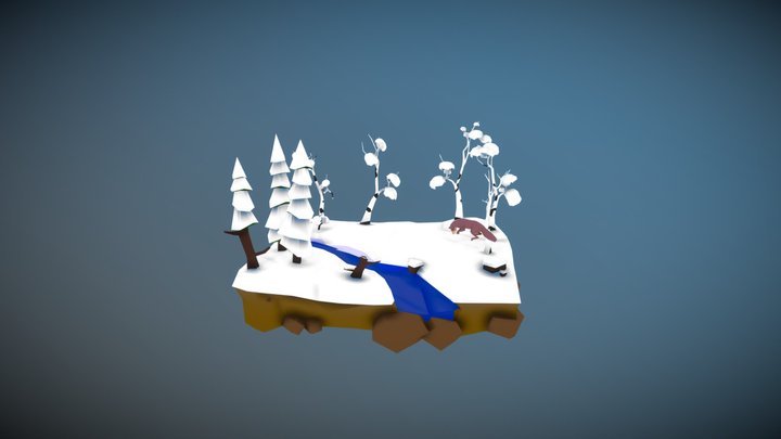 Snow Fox Final 3D Model