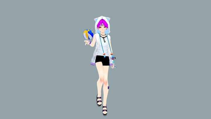 Grand Chase - Polling in Water Veigas 3D Model