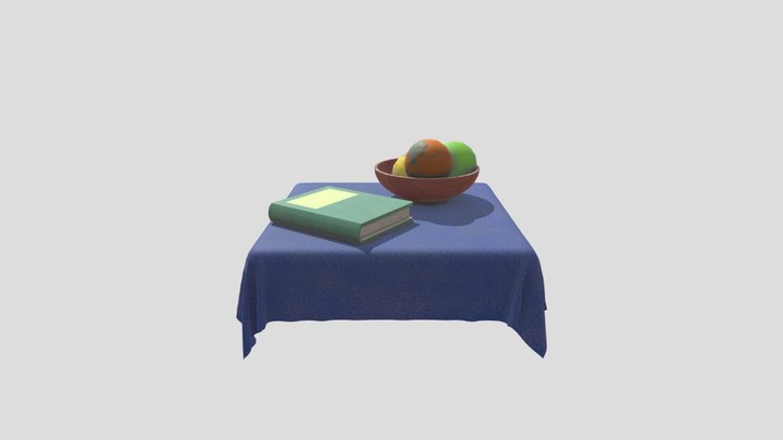 a dirty table 3D Model