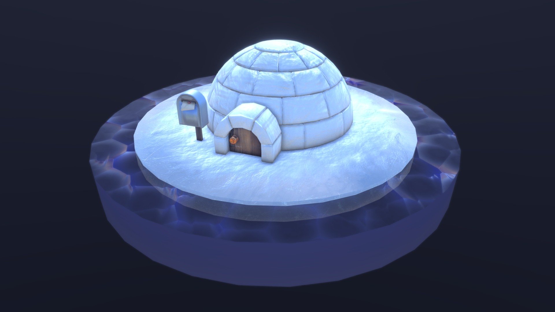 7 Igloo 3d Model By Almondfeather Almondfeather 6e1362c Sketchfab