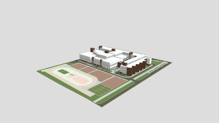 Школа для сайта 3D Model