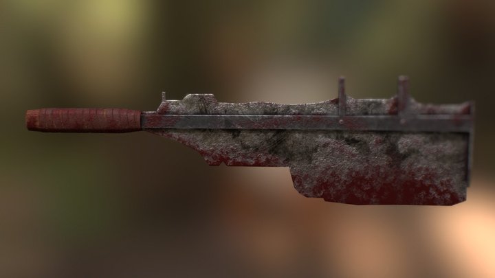Dead By Daylight Trapper Cleaver 3D Model