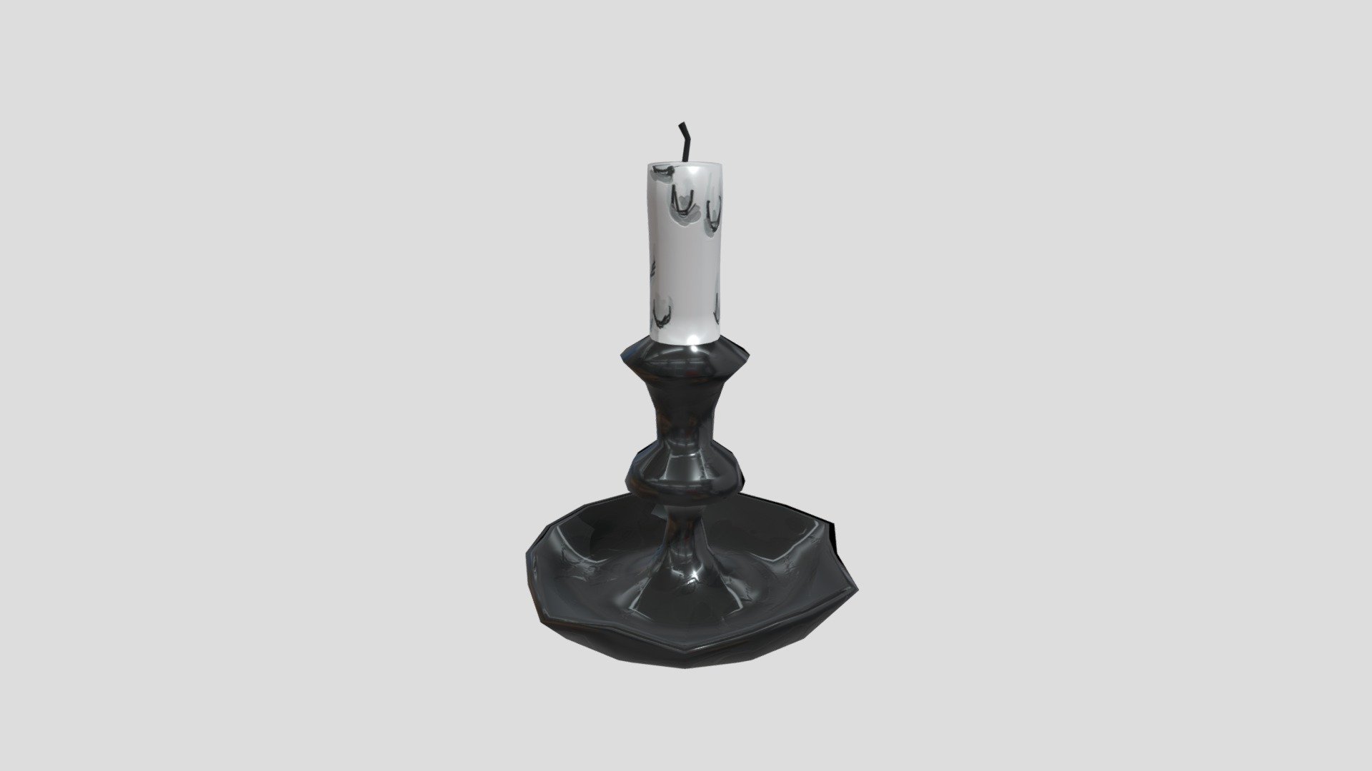 Candle — Sketchfab embed 3D viewer