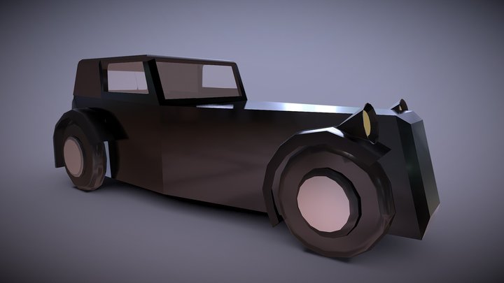Old Car 3D Model