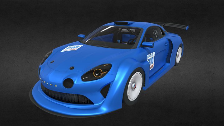 [WIP] Alpine A110 - Group 5 Revival concept 3D Model