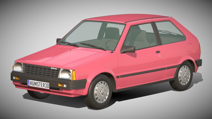 1982 Nissan Micra – Modelo 3D gratuito STL