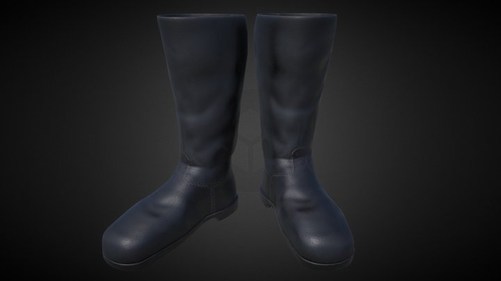Soviet military boots (Kirza) – Free 3D Model STL