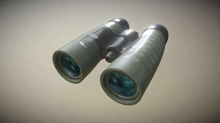 Binoculars Tactical 3D Model
