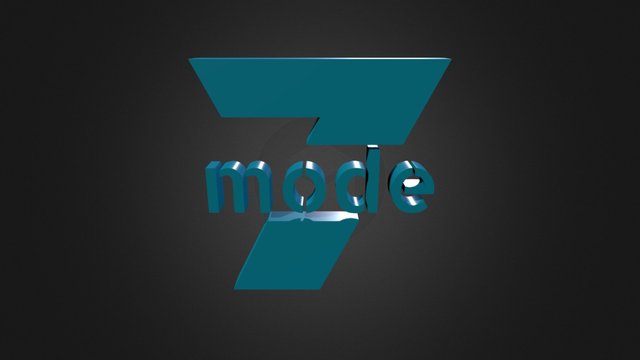 mode7 logo 3D Model