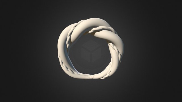 Anillo Vikingo 3D Model