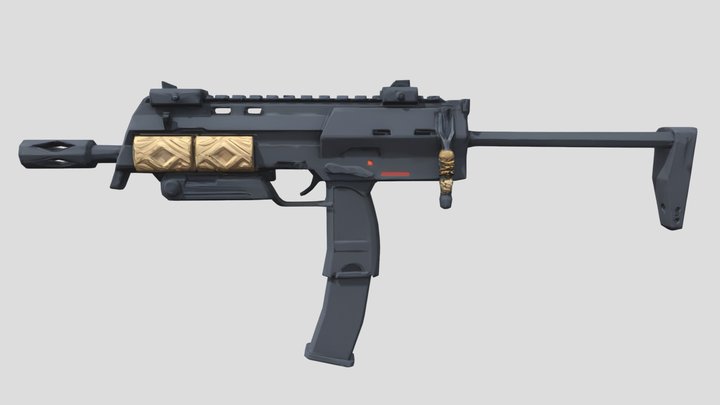 Black OPS 2_MP7 – Free 3D Model STL