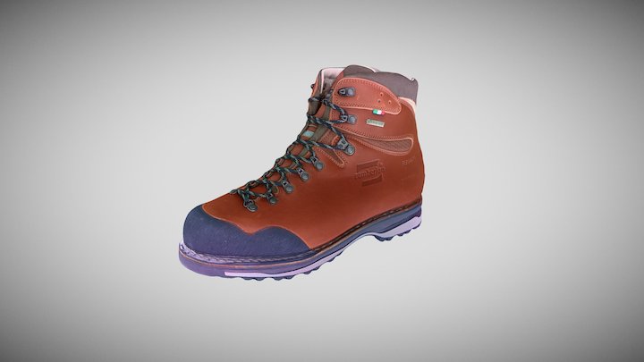 170620 Zamberlan Shoe Brown Leather 3D Model