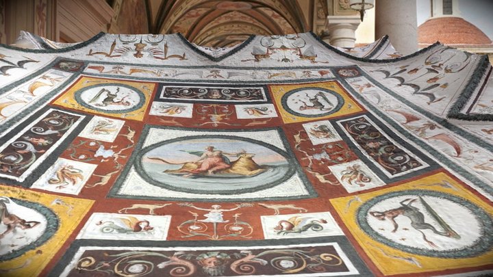 Monaco Palace ceiling 3D Model