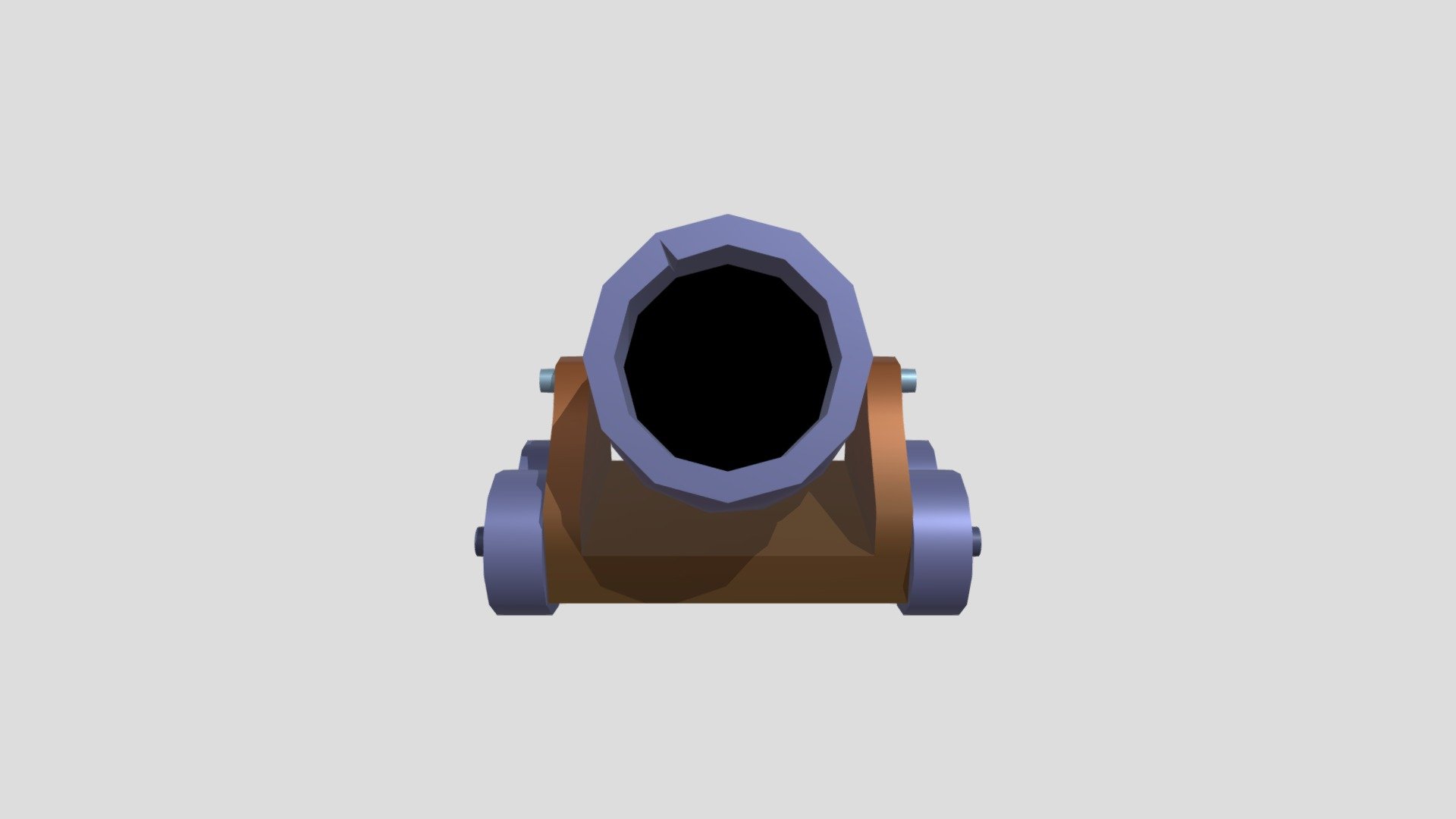 Minimalistic cannon - 3D model by Katariz [6e1b49a] - Sketchfab