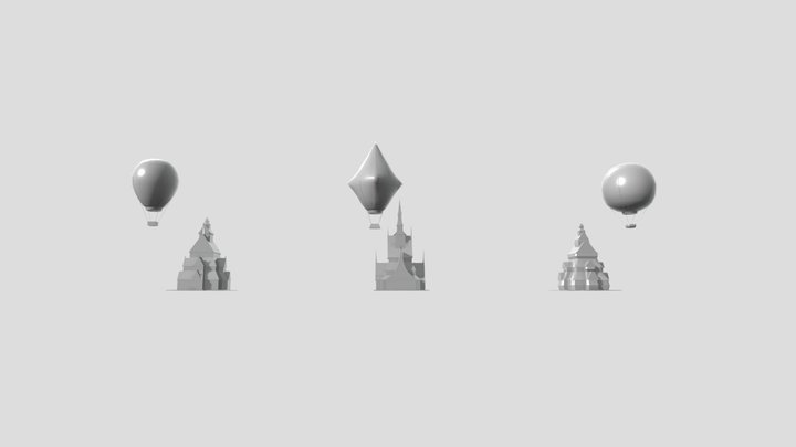 Силуэты 3D Model