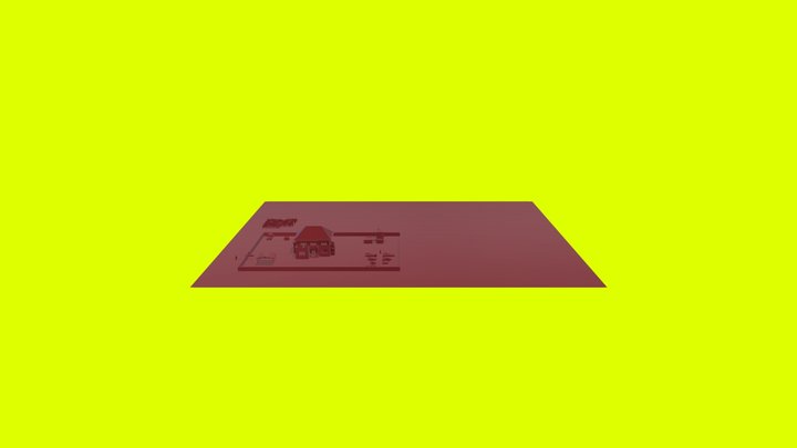 Portail automatique cole 3D Model
