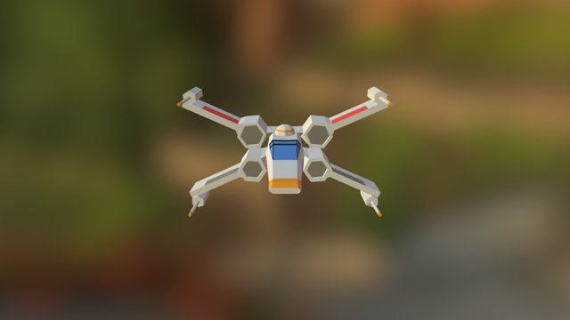 Xwing V2 3D Model
