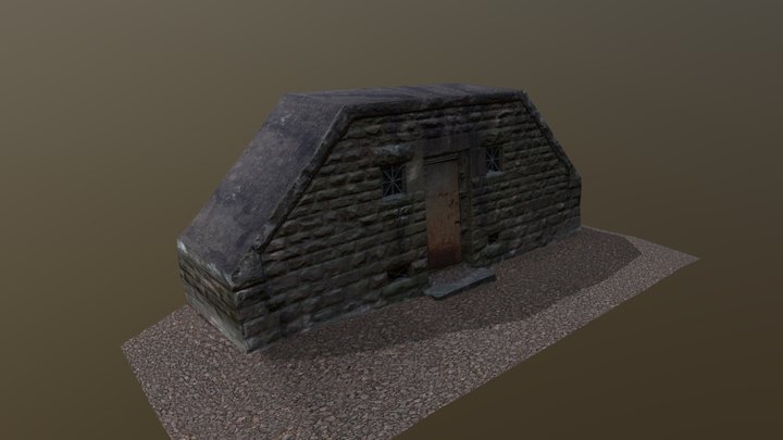 Old Bunker 3D Model