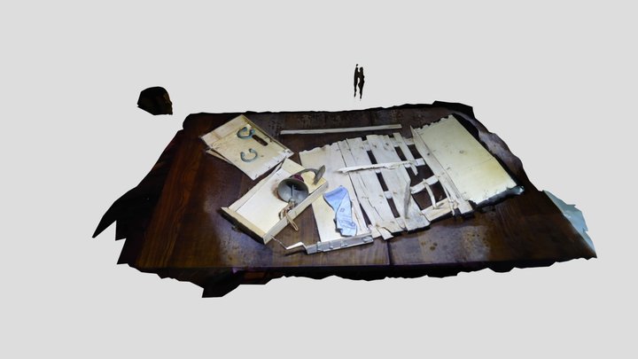 Photogrammetry of an artificial wreck site 3D Model