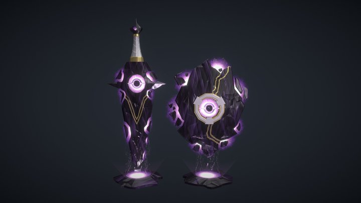 Sword & Shield - Razor Void & Aegis Horizon - 3D Model