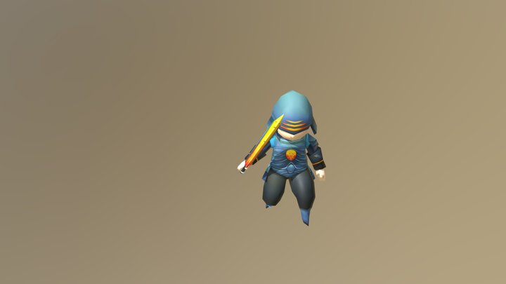 Knightcore - Knight character 3D Model