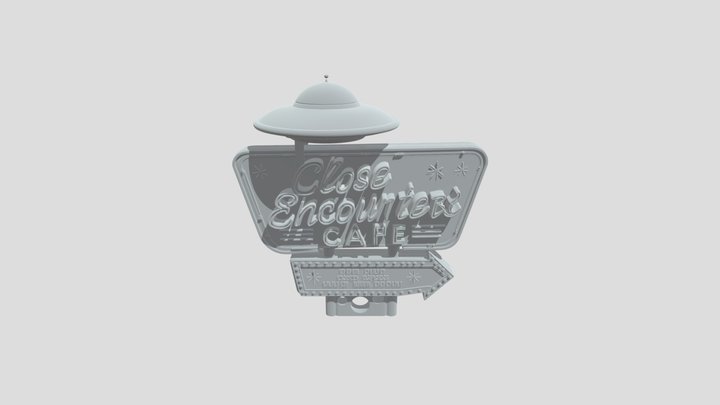 Close Encounters Cafe – Free 3D Model STL