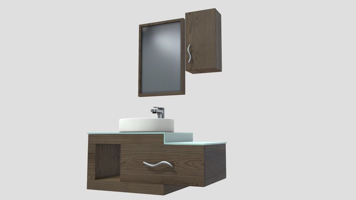 Sink and vanity – Modello 3D gratuito STL