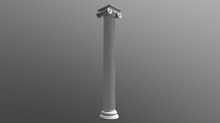 Ionic Column SketchUp II – Modelo 3D gratuito STL
