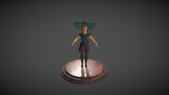 Milla the Alchemist 3D Model