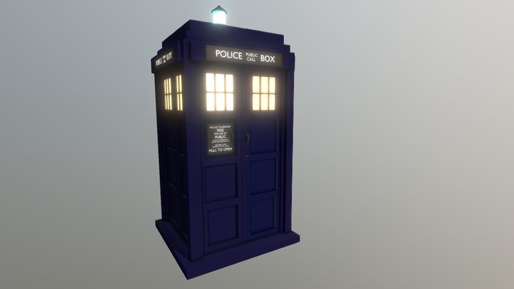 Doctor Who TARDIS 3D Model