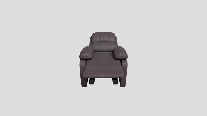 Leather-recliner 3D Model