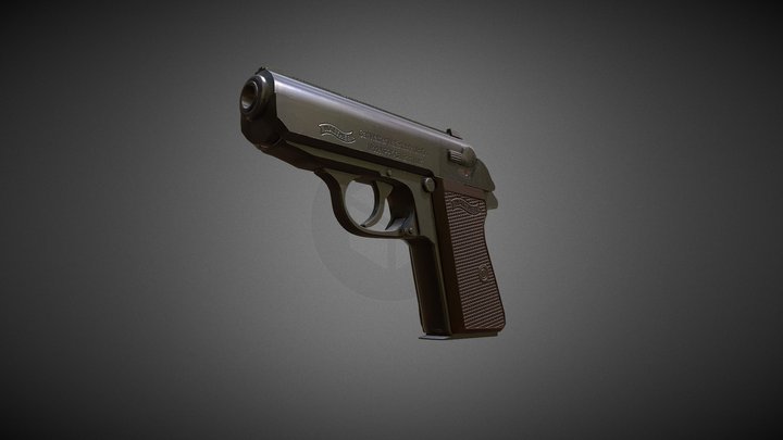 Walther PPK 3D Model