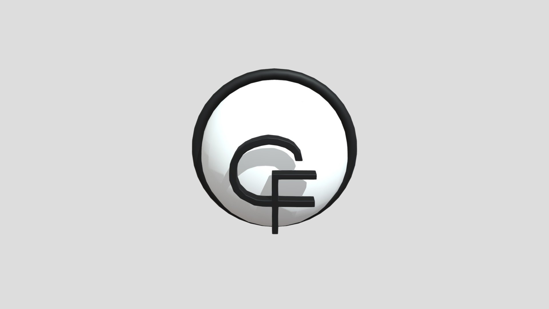 Furman Colin CF Logo 3D Model