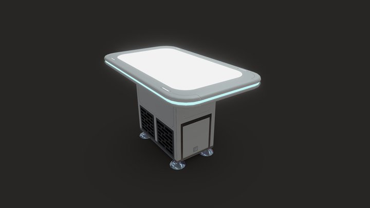 TableHall 3D Model