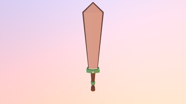 Yansculpts Sword Tutorial outcome 3D Model