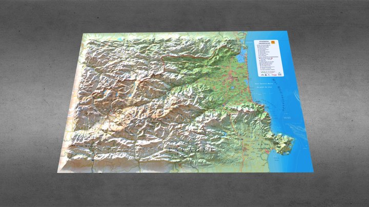 Pyrénées Orientales 3D Model